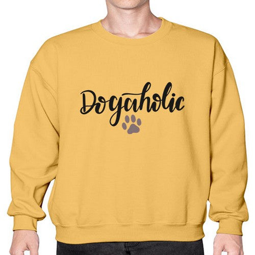 dogaholic 120# - dogs- Sweatshirt - Crew