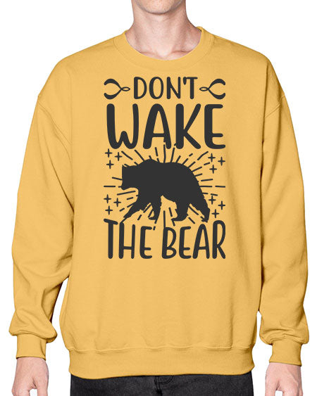 dont wake the bear 97# - bears - animals- Sweatshirt - Crew