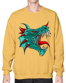 dragon 174# - dragon- Sweatshirt - Crew
