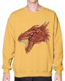 dragon 184# - dragon- Sweatshirt - Crew
