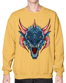 dragon 193# - dragon- Sweatshirt - Crew