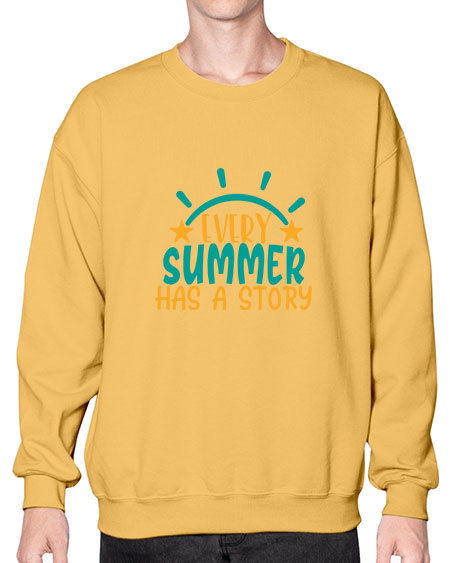 every summer has a story story Style 107# - summer- Sweatshirt - Crew