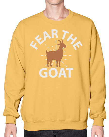fear the goat Style 4# - goat- Sweatshirt - Crew