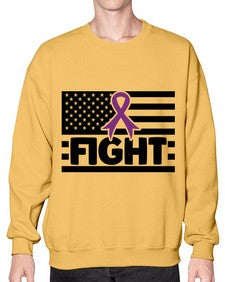 fight 145# - alzheimers- Sweatshirt - Crew