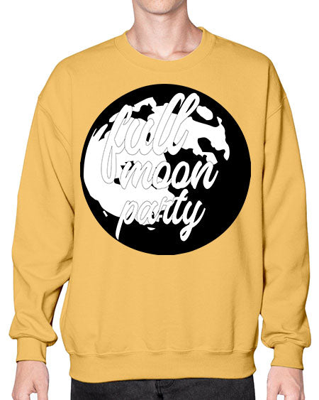 full moon party 7# - moon- Sweatshirt - Crew