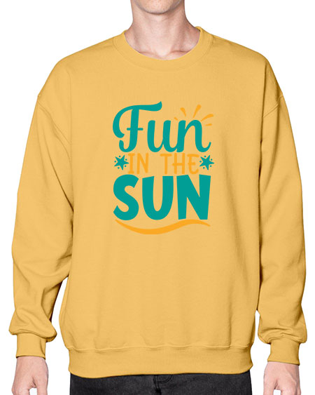 fun in the sun Style 103# - summer- Sweatshirt - Crew