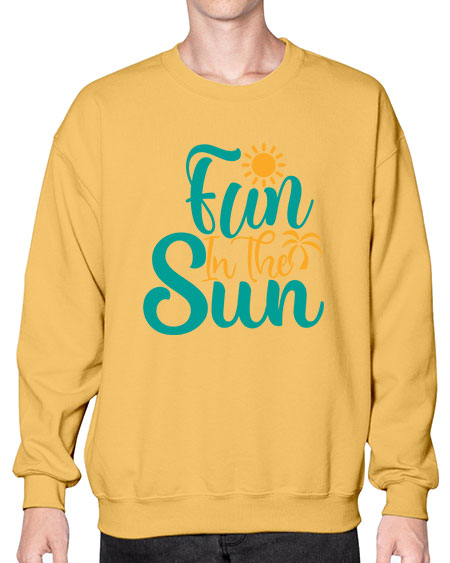fun in the sun Style 104# - summer- Sweatshirt - Crew