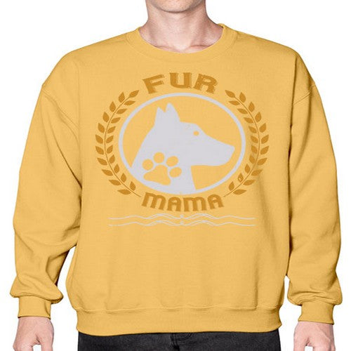 fur mama Style 204# - dogs- Sweatshirt - Crew