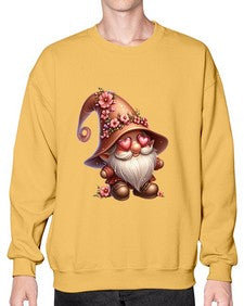gnome with butterfly 15# - gnome- Sweatshirt - Crew
