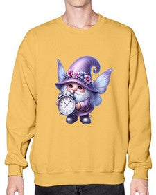 gnome with butterfly 23# - gnome- Sweatshirt - Crew