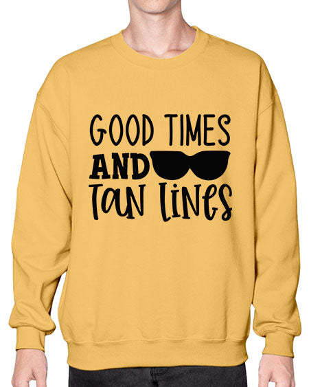 good times and tan lines Style 99# - summer- Sweatshirt - Crew