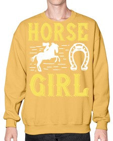 horse girl Style 51# - horse- Sweatshirt - Crew