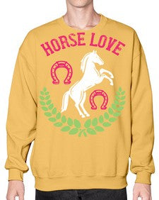 horse love Style 50# - horse- Sweatshirt - Crew