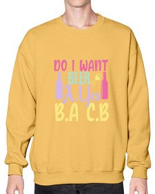 i want beer ayes ba cb 250# - beer- Sweatshirt - Crew