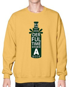 its the most wonderful 1241# - beer- Sweatshirt - Crew