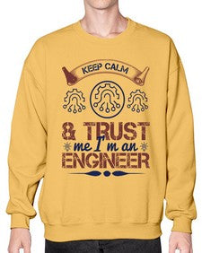 keep calm and trust me im an engineer Style 260# - engineer- Sweatshirt - Crew
