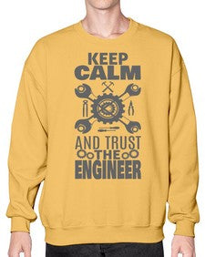 keep calm and trust the engineer 1023# - engineer- Sweatshirt - Crew