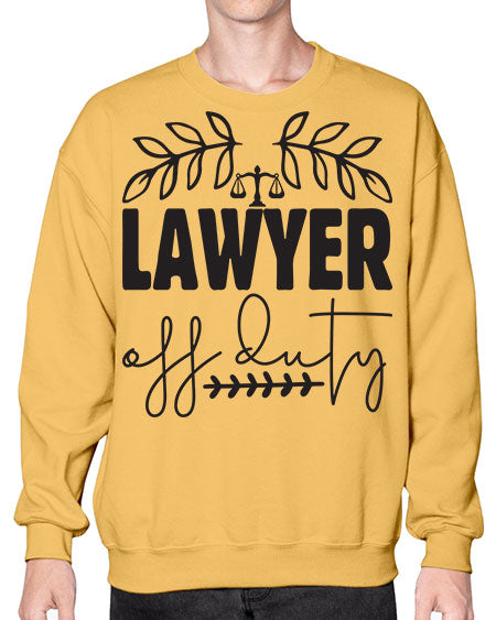 lawyer off duty 1041# - lawyer- Sweatshirt - Crew