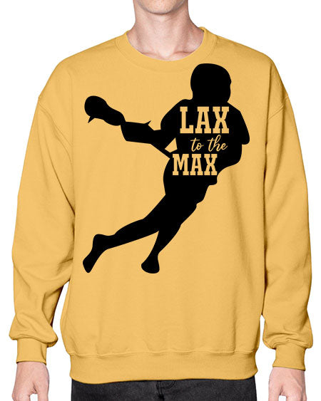 lax to the max 2# - lacrosse- Sweatshirt - Crew