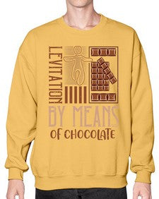levitation by means of chocolate 307# - chocolate- Sweatshirt - Crew