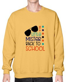 little mister back to school 490# - general school- Sweatshirt - Crew