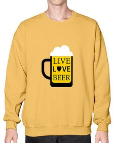 live love beer 1339# - beer- Sweatshirt - Crew