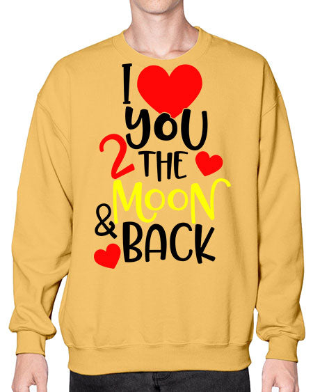 lovemoonback 3# - moon- Sweatshirt - Crew