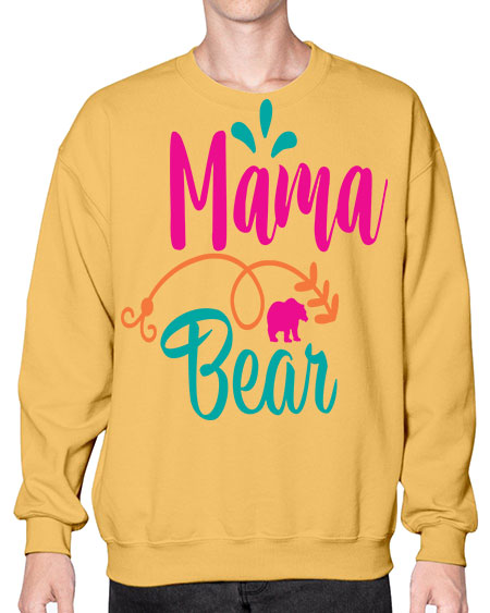 mama bear 183# - bears - animals- Sweatshirt - Crew