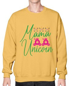 mama unicorn 288# - unicorn- Sweatshirt - Crew
