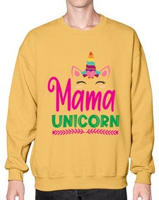 mama unicorn 291# - unicorn- Sweatshirt - Crew