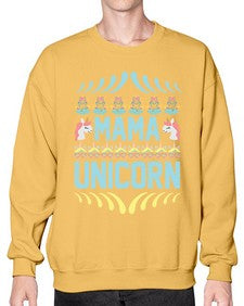 mama unicorn 293# - unicorn- Sweatshirt - Crew