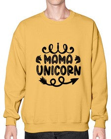 mama unicorn 300# - unicorn- Sweatshirt - Crew