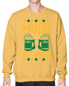 mugs not drugs 1408# - beer- Sweatshirt - Crew