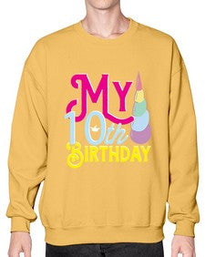 my 10th birthday 251# - unicorn- Sweatshirt - Crew