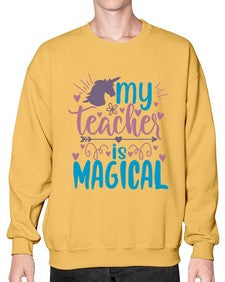 my teacher is magical 1116# - teacher- Sweatshirt - Crew