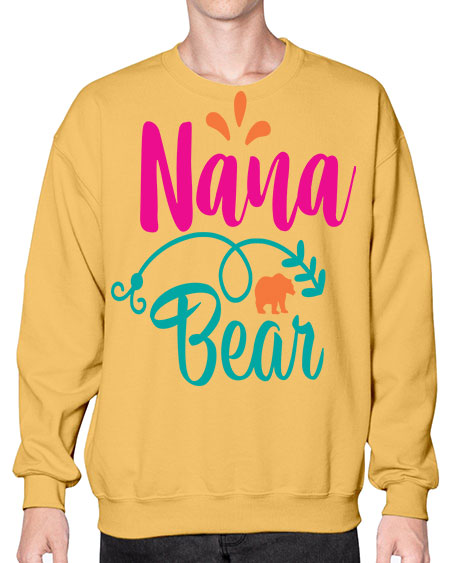 nana bear 197# - bears - animals- Sweatshirt - Crew