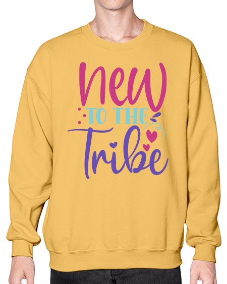 new to the tribe Style 163# - baby- Sweatshirt - Crew
