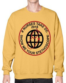 nurse takes dc design 1200# - nurse- Sweatshirt - Crew