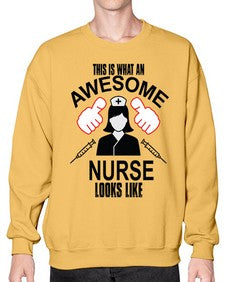 nurse tshirt 1213# - nurse- Sweatshirt - Crew