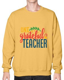 one grateful teacher Style 321# - teacher- Sweatshirt - Crew