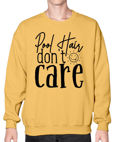pool hair dont care Style 81# - summer- Sweatshirt - Crew