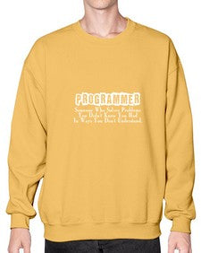 programmer some one who 1# - computer- Sweatshirt - Crew
