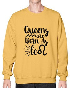 queens Are Born As Leo 386# - leo- Sweatshirt - Crew