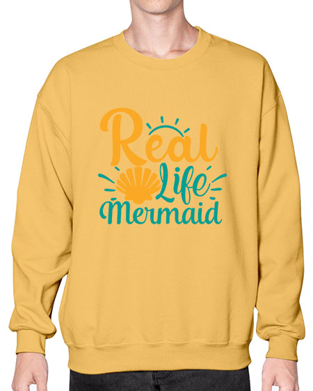 real life mermaid Style 79# - summer- Sweatshirt - Crew