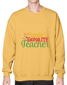 santas favorite teacher Style 351# - teacher- Sweatshirt - Crew