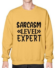 sarcasm level expert 81# - sarcastic- Sweatshirt - Crew