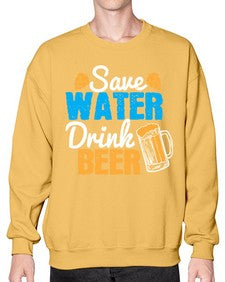save water drink beer 1515# - beer- Sweatshirt - Crew