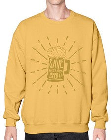 save water drink beer 1517# - beer- Sweatshirt - Crew