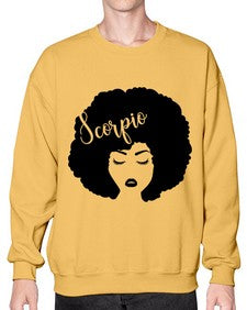 scorpio17# - black girls or women- Sweatshirt - Crew