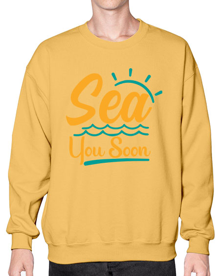 sea you soon Style 76# - summer- Sweatshirt - Crew